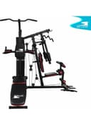 SKYLAND Multi-Function HOME GYM 3 STATION With Protection Cover for 72 Kg Stack Weight, Adjustable bench, Punching Bag, Power Stand-GM-8138