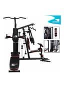 SKYLAND Multi-Function HOME GYM 3 STATION With Protection Cover for 72 Kg Stack Weight, Adjustable bench, Punching Bag, Power Stand-GM-8138