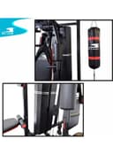 SKYLAND Multi-Function HOME GYM 3 STATION With Protection Cover for 72 Kg Stack Weight, Adjustable bench, Punching Bag, Power Stand-GM-8138