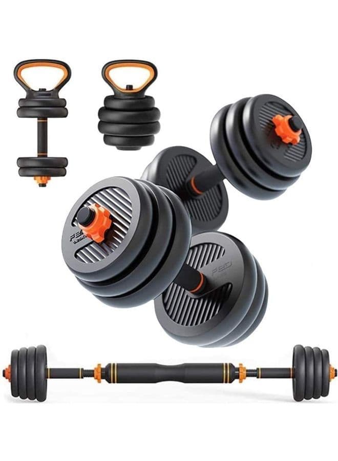 مجموعة دامبل من 19 قطعة 19Piece Dumbbell And Removable Barbell Set - SkyLand