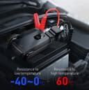 Baseus Super Energy Max Car Jump Starter 8.0L Gas 4.0L Diesel Engine 12V Portable Power Pack Automotive Battery Booster Charger with USB Port Smart Jumper Cables LED Flashlight