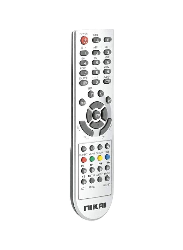 NIKAI TV Remote Control Grey