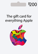بطاقة هدايا أبل ستور أمريكي Apple Card US $ 200