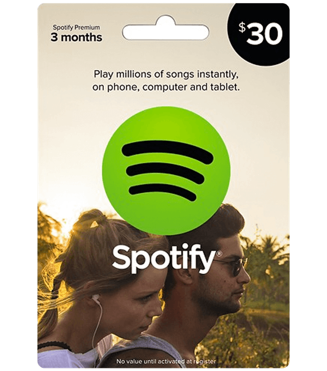 Spotify US $ 30