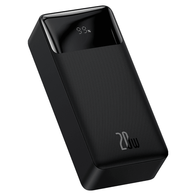 Baseus 30000 mAh Digital Display Power Bank 153 x 68.8 x 41.9millimeter Black