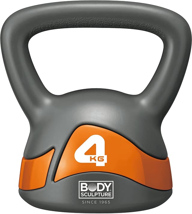 دامبل كيتل بيل 4 كيلو غرام مانع للانزلاق بودي سكلبتشر  Body Sculpture Anti Slip 4kgs Soft Iron Kettlebell