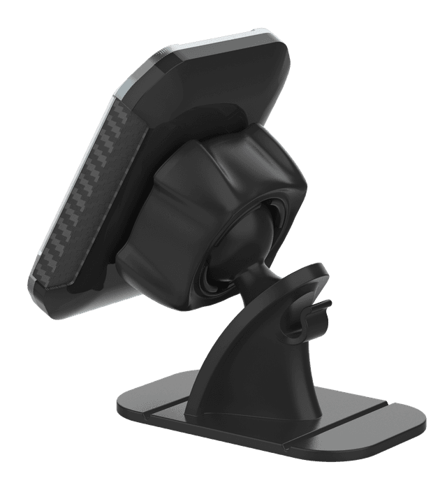 Green Magnetic Car Phone Holder - Black