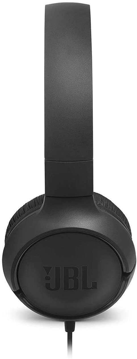 سماعات سلكية لون أسود JBL T500 Wired On-Ear  Headphones - JBL