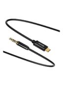 Baseus Yiven Type-C Male To 3.5 Male Audio Cable 120cm Black/Silver - 57143