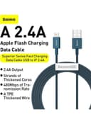 Baseus Superior Series USB to Lightning 2.4A Fast Charging Data Cable 2m Blue