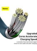 Baseus Superior Series USB to Lightning 2.4A Fast Charging Data Cable 2m Blue