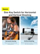 Baseus 4500 mAh 3-Axis Handheld Gimbal 263x129x46mm Grey