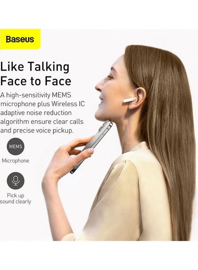 سماعات بلوتوث لاسلكية Baseus Ngw2-02 Tws Wireless Bluetooth Earphones