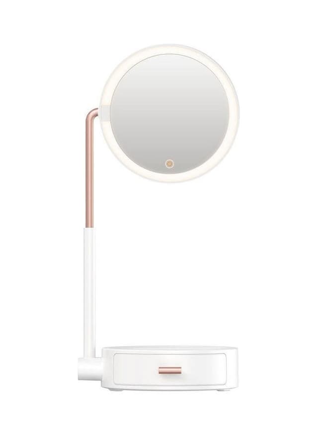 مرآة المكياج مع صندوق التخزين Baseus Smart Beauty Series Lighted Makeup Mirror With Storage Box