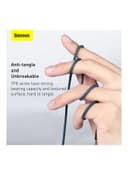 سماعات سلكية Baseus Wired Earphone with Microphone And Remote Control