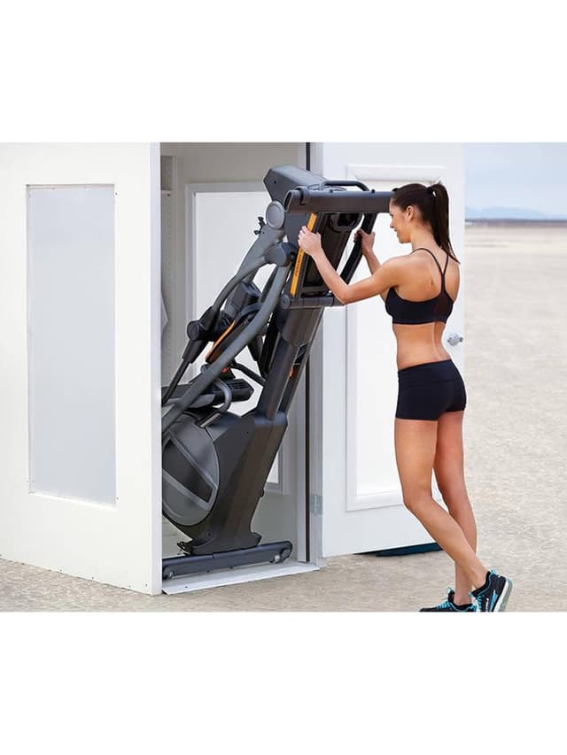 آلة تمارين رياضية قابلة للطي مع شاشة NordicTrack Space Saver Elliptical