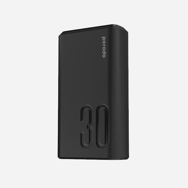 Porodo PD Power Bank 30000mAh 20W QC3.0 - Black