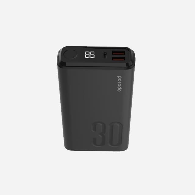 Porodo PD Power Bank 30000mAh 20W QC3.0 - Black
