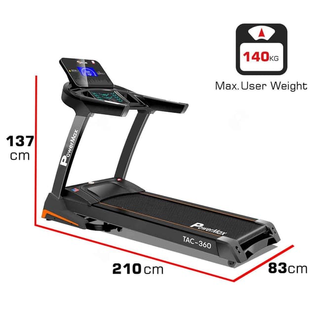 Power Max Fitness TAC-360 AC Treadmill