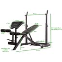 بنش متعدد الإستخدامات WB50 Weight Bench - Tunturi