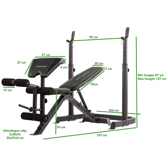 بنش متعدد الإستخدامات WB50 Weight Bench - Tunturi
