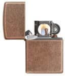 ولاعة نحاسية كلاسيكية Zippo - Classic Antique Copper Lighter
