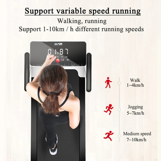 جهاز جري تريدميل كهربائي ( بسرعة 10 كم / ساعة ) Cool Baby - Folding Treadmill With LED Display 1