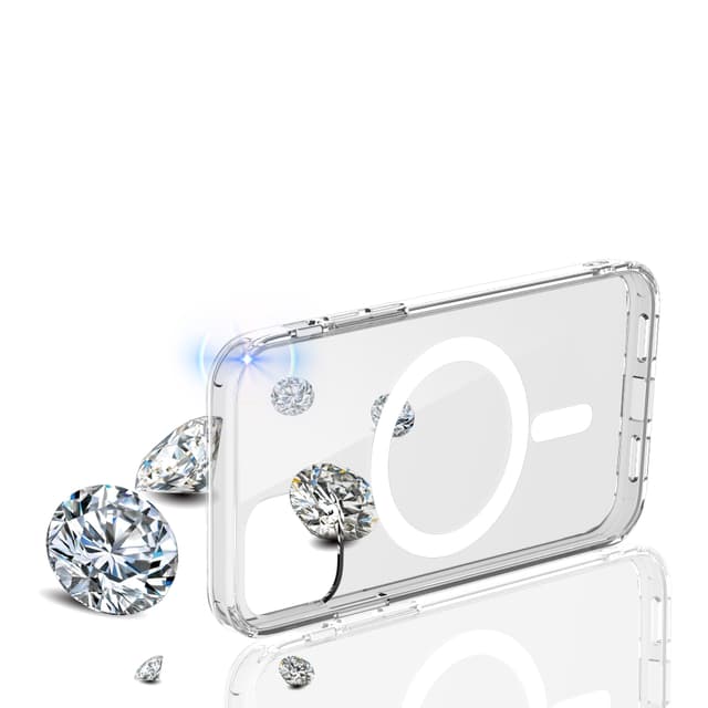 Green Lion Green 360Â° Anti-Shock Creative Magnetic Case for iPhone 13 Pro Max 6.7" - Clear