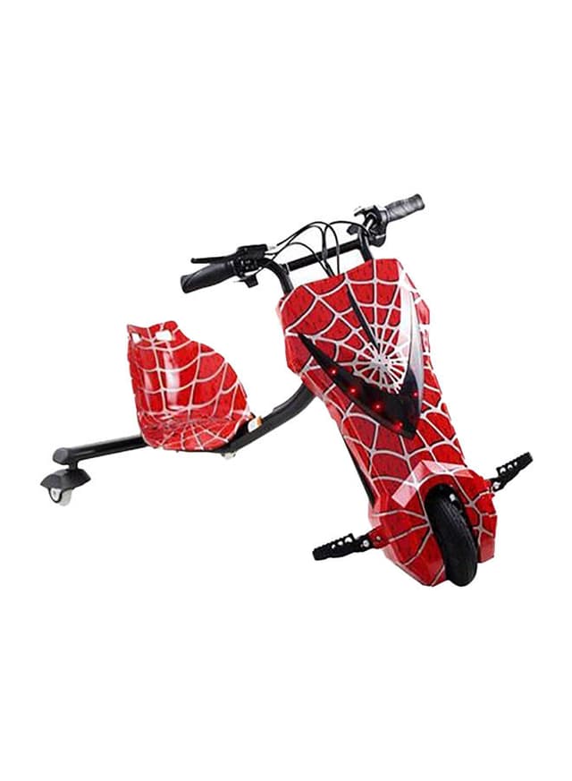 Generic 3-Wheel Electric Drifting Scooter Spiderman Design Comfortable Seat With Backrest