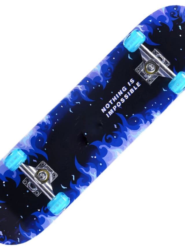 Cool Baby Printed 4-Wheel Patterned Skateboard Amusing Sports Equipment Outdoor Toy 79x19x10cm