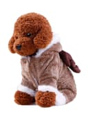 Generic Soft Elk Hoodie For Dogs Brown