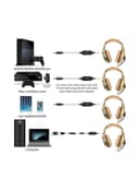 onikuma Wired Over-Ear Gaming Headphones With Mic For PS4/PS5/XOne/XSeries/NSwitch/PC