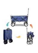 Cool Baby Foldable Heavy Duty Outdoor Trolley Blue/Black 85x48x26centimeter
