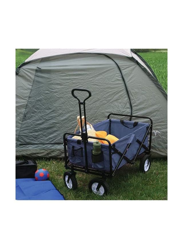 Cool Baby Foldable Heavy Duty Outdoor Trolley Blue/Black 85x48x26centimeter