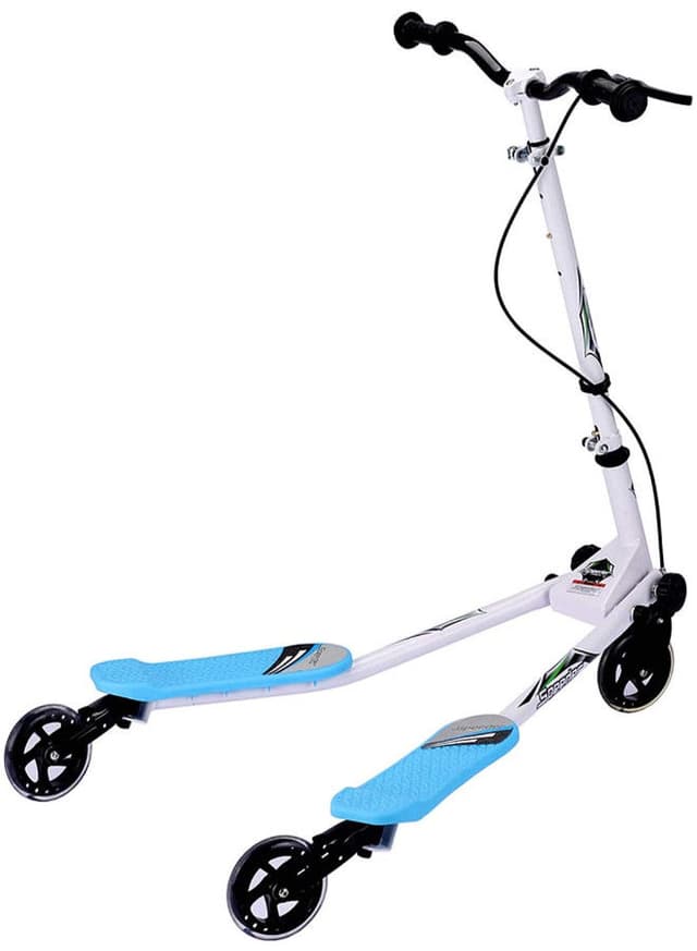 سكوتر للأطفال بثلاث عجلات قابل للطي3 Wheel Foldable Kickboard Wiggle Scooter