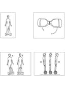 سكوتر هوفربورد لوح تزلج كهربائي Electric Self Balancing Smart Hover Board