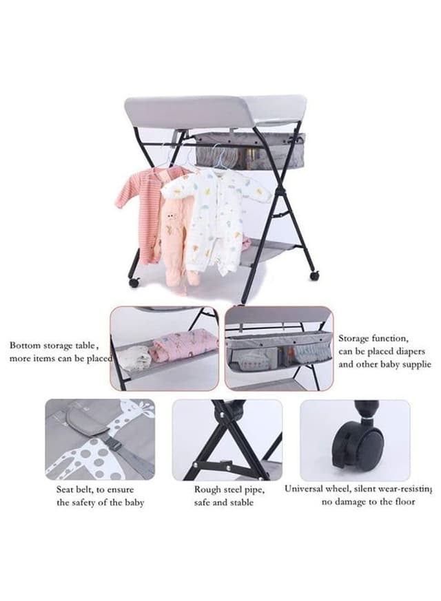 طاولة تغيير الحفاضات للأطفال من كوول بيبي Cool baby Multi-function Baby Nursing Table
