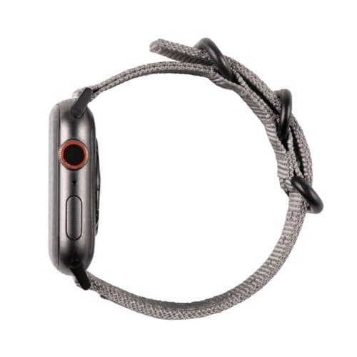 حزام ساعة آبل بتصميم ناتو مقاس 42/44 بوصة بلون رمادي Apple Watch Nato Strap - UAG
