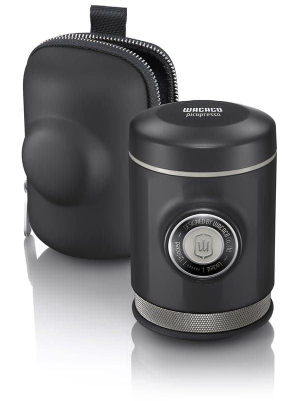 Wacaco PICOPRESSO - World's Most Compact Double Espresso Coffee Maker, Pro-level Handheld Espresso Machine, Ultra Portable & Lightweight, Holds 18g of coffee grinds / 80ml water