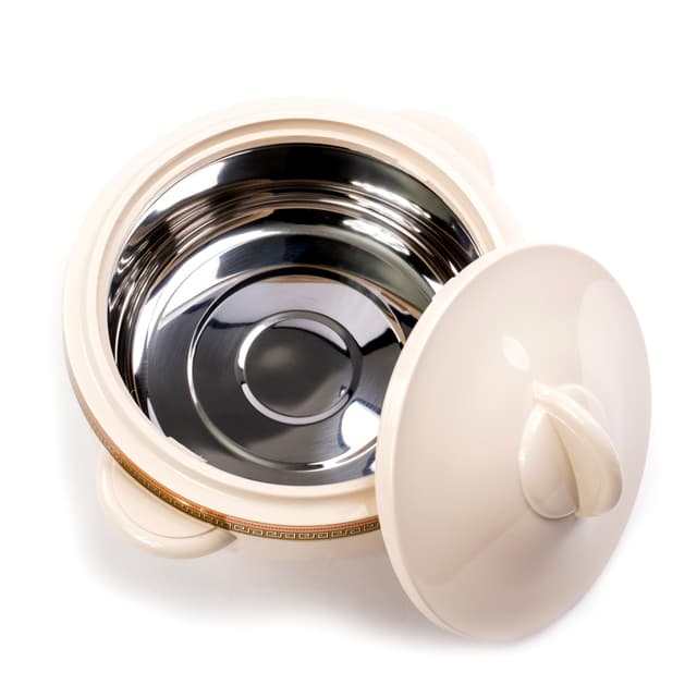 Royalford 3Pc Hot Pot Insulated Food Warmer - Thermal Casserole Dish - Double Wall Insulated Serving