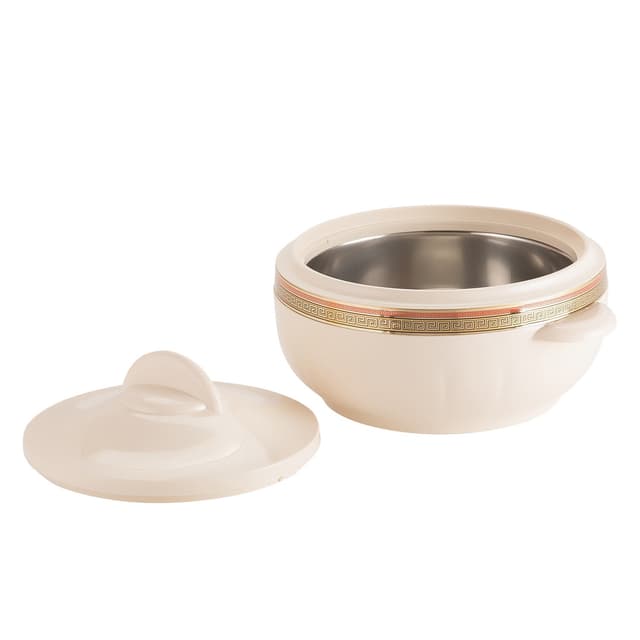 Royalford 3Pc Hot Pot Insulated Food Warmer - Thermal Casserole Dish - Double Wall Insulated Serving