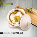 Royalford 3Pc Hot Pot Insulated Food Warmer - Thermal Casserole Dish - Double Wall Insulated Serving