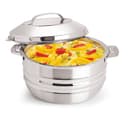 Royalford 4L Stainless Steel Esteelo Hot Pot - Double Wall Hot Pot