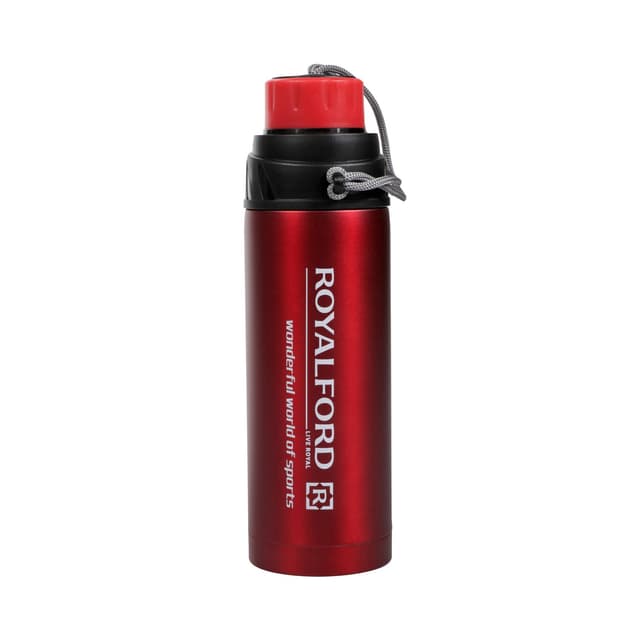 مطارة مياه للرياضيين ستانلس إستيل 800 مل رويال فورد Royalford Stainless Steel Sports Bottle