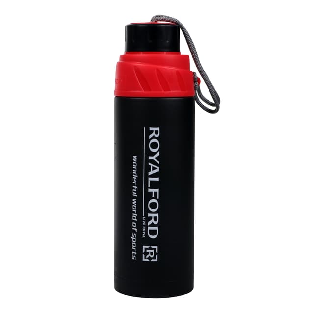 مطارة مياه للرياضيين ستانلس إستيل 800 مل رويال فورد Royalford Stainless Steel Sports Bottle