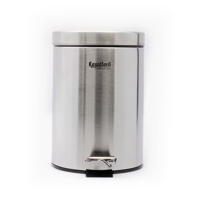 سلة مهملات مطبخ بدواسة (5L) Royalford Kitchen Pedal Trash Bin