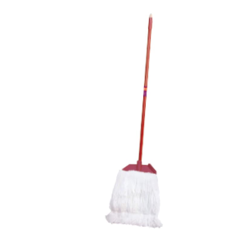Royalford Microfiber String Mop With Plastic Handle - Long & Durable Handle With Hanging Loop