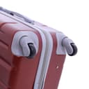 PARA JOHN Abs Hard Trolley Luggage Set, Maroon
