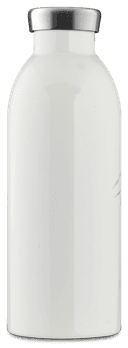 24Bottles CLIMA Bottle (500ml) Double Walled Insulated Stainless Steel Water Bottle, Eco-Friendly Reusable BPA-Free Hot Cold Modern, Portable, Leak Proof for Travel, Office, Home, Gym - Love song - 146375