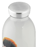 24Bottles CLIMA Bottle (500ml) Double Walled Insulated Stainless Steel Water Bottle, Eco-Friendly Reusable BPA-Free Hot Cold Modern, Portable, Leak Proof for Travel, Office, Home, Gym - Love song - 146376